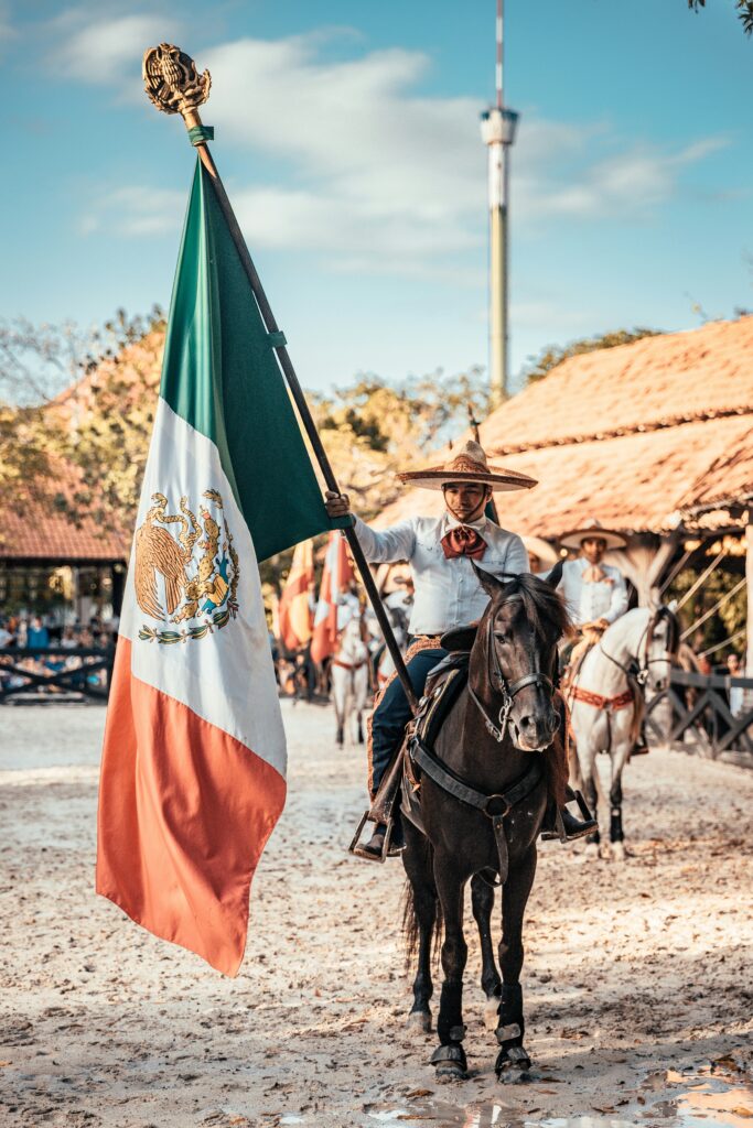 cavalier au mexique